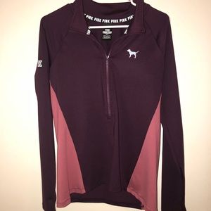 Women’s PINK 3/4 zip up